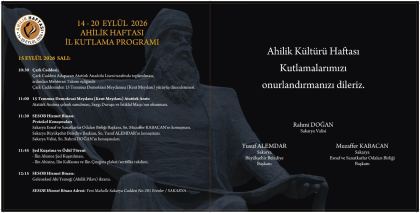 2026 Ahilik Haftası Kutlama Programı Belli Oldu - Fotoğraf 1