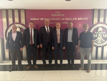 Akyazı Kredi ve Kefalet Kooperatifi Başkanı Ahmet Durmuş’tan birliğimize ziyaret - Fotoğraf 1