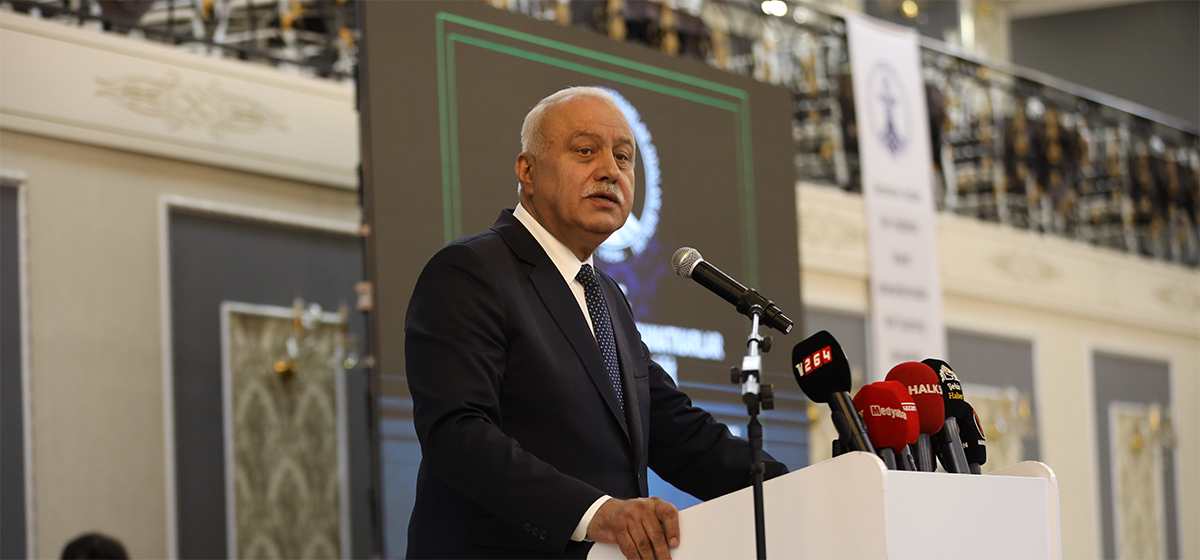 SESOB Başkanı Muzaffer Kabacan makamında