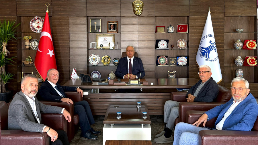 DÖRTYOL ÇEVRE SANAYİ ÇARŞILARI KOOPERATİFİ BAŞKANI İSMAİL GÜNAY’DAN BİRLİĞİMİZE ZİYARET