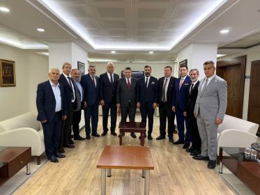 Başkan Kabacan’dan TESK ve federasyon başkanlarına ziyaret - Fotoğraf 2