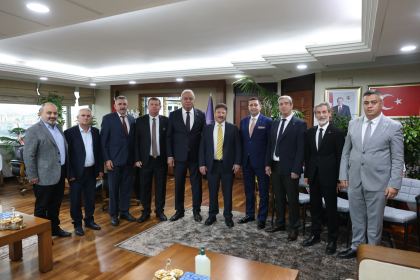 Başkan Kabacan’dan TESK ve federasyon başkanlarına ziyaret - Fotoğraf 1