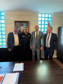 Erenler İlçe Emniyet Müdürü İshak Göz’e ziyaret - Fotoğraf 1