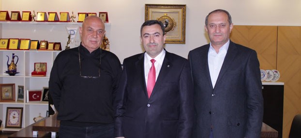 BAŞKAN HASAN ALİŞAN'A ZİYARET