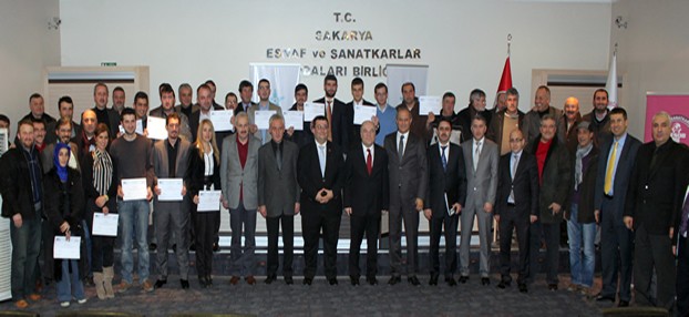 KOSGEB kurslarını başarı ile tamamlayan girişimciler