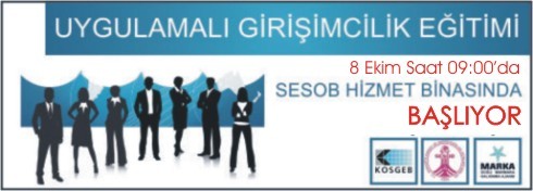 Uygulamalı Girişimcilik Eğitimleri Başlıyor
