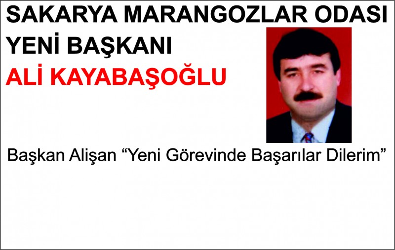 Sakarya Marangozlar Esnaf Odası Yeni Başkanı’nı Seçti