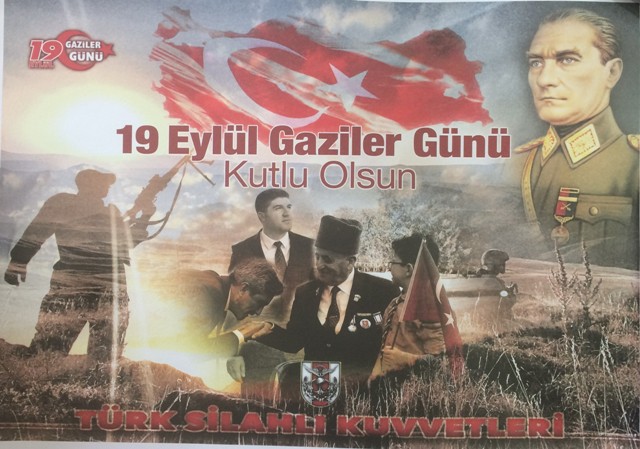 19 Eylül Gaziler Günü Kutlu Olsun...