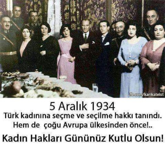 Kadın Hakları Gününüz Kutlu Olsun