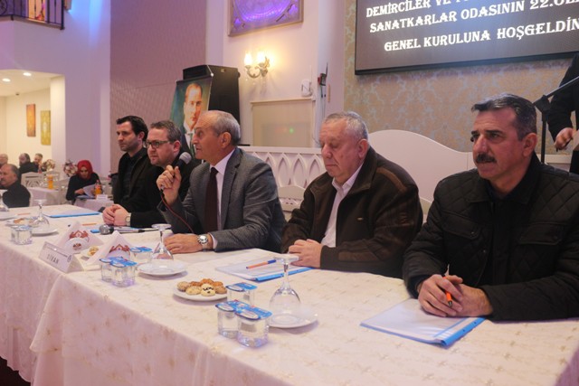 Sakarya Demirciler ve Tornacılar Esnaf ve Sanatkarlar Odası’nın Olağan Genel Kurulu Gerçekleştirildi