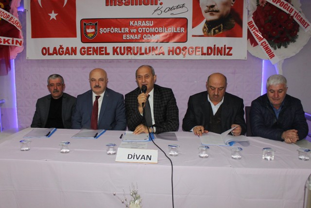 Karasu Şoförler Ve Otomobilciler Esnaf Odası Olağan Genel Kurulu Gerçekleştirildi