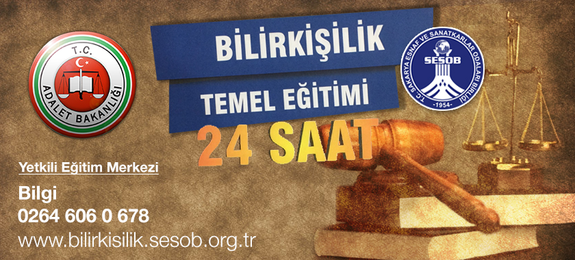 ADALET BAKANLIĞI TARAFINDAN ONAYLANMIŞ BİLİRKİŞİLİK TEMEL EĞİTİMLERİMİZ DEVAM ETMEKTEDİR.