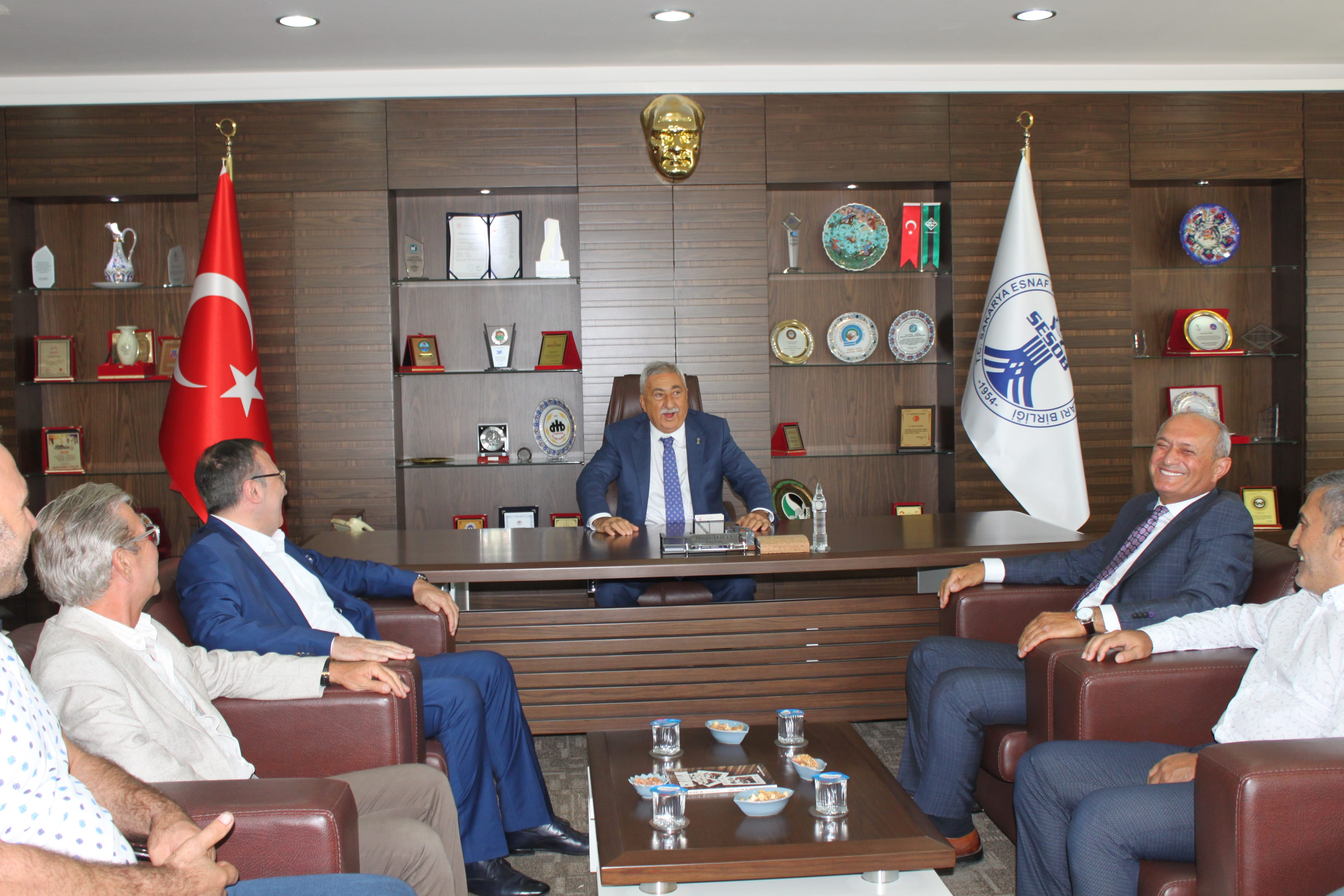 TESK GENEL BAŞKANI PALANDÖKEN'DEN SESOB'a ZİYARET