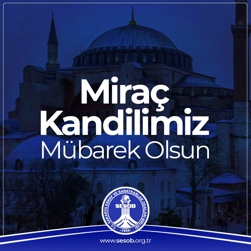 Miraç Kandilimiz Mübarek Olsun