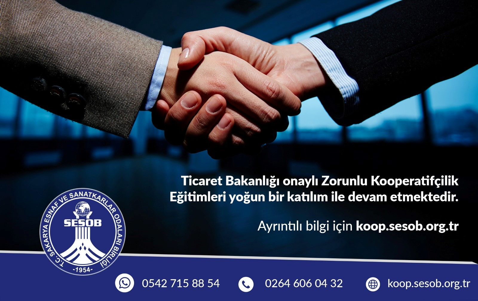 SESOB Ticaret Bakanlığı Onaylı Kooperatifçilik Eğitimi Devam Etmektedir.