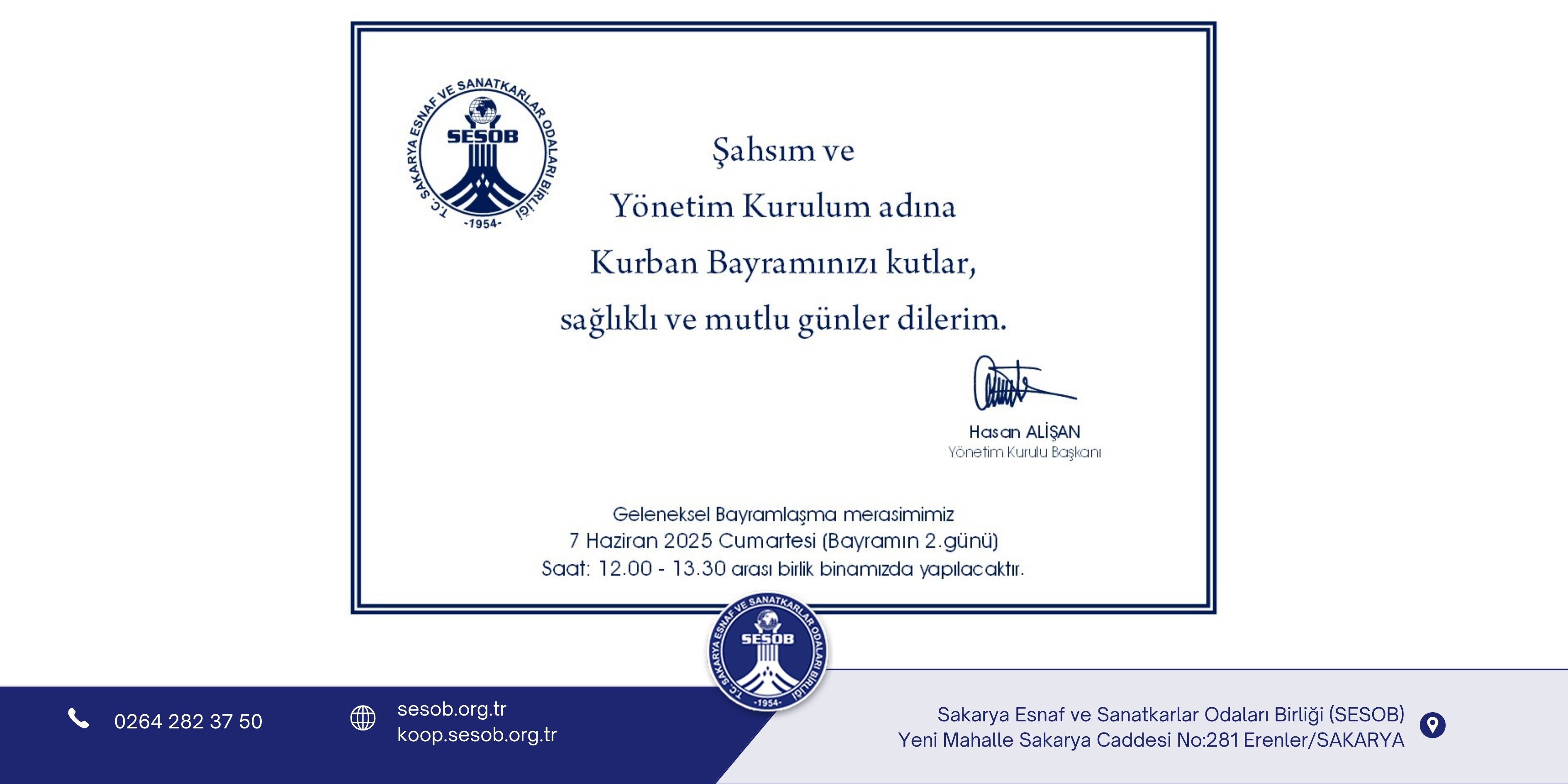 GELENEKSEL SESOB BAYRAMLAŞMA PROGRAMI