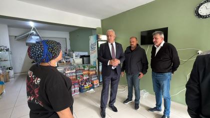 SESOB’dan Darıçayırı’nda selden etkilenen esnafa geçmiş olsun ziyareti - Fotoğraf 4