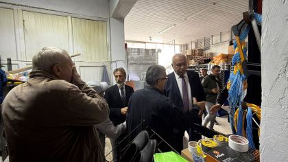SESOB’dan Darıçayırı’nda selden etkilenen esnafa geçmiş olsun ziyareti - Fotoğraf 5